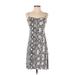 Express Casual Dress - Slip dress: Tan Snake Print Dresses - Women's Size 2X-Small