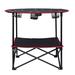 Pegpe firthert 28" Circular Portable Folding Table in Red/Black | 24 H x 28 W x 20 D in | Wayfair FoldingTable-19