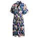 Richie House Women Kimono Robes Short Knit Bathrobe Vneck Casual Lounge Sleepwear S-2XL Polyester | 34 H x 44 W in | Wayfair RHW4034-C-XL