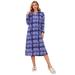 Alwyn Home Arnisha Girl Mid-Calf Bathrobe w/ Pockets Polyester | 34 H x 44 W in | Wayfair D6C96E2522894122A6C6744FB4405185