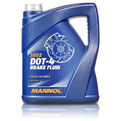 Mannol 5 L Brake Fluid DOT-4 Bremsflüssigkeit [Hersteller-Nr. MN3002-5] Image