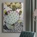 Union Rustic Pink Green Cactus I Premium Gallery Wrapped Canvas - Ready To Hang Metal in Black/Gray/Green | 48 H x 32 W x 1.5 D in | Wayfair