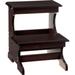 Red Barrel Studio® Braunste 2 Step Wood Step Stool Wood in Brown | 16.35 W x 13.6 D in | Wayfair 3EA62F9B214540DEB07E7BDD88BD2E8B