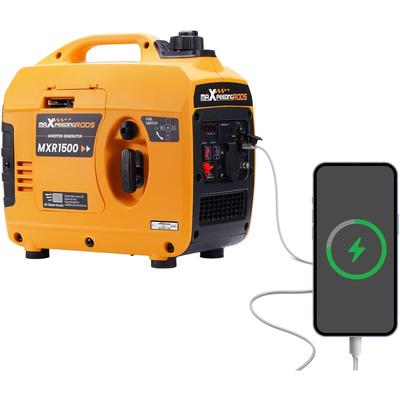 1,2KW Inverter Stromerzeuger Stromgenerator 11,5kg leicht tragbar Seilzugstarter Benzin 4 Takt als Image