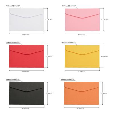 60Pcs Mini Envelopes, Blank Small Item Storage Business Card Holder, Multicolor