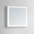 Aura 36" Square LED Lighted Bathroom Vanity Wall Mirror