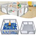 Hengmei - Box per neonati Baby Playpen Barriera per bambini 200x180cm Centro attività con base