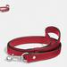 Coach Dog | Coach F26905 Large Leather Dog Pet Leash, Svred | Color: Red/Silver | Size: Large