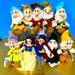 Disney Toys | Disney Exclusive Nwt 90s Snow White And The Seven Dwarfs Complete Set Of 10plush | Color: Blue/Yellow | Size: 8”-10”