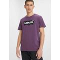 T-Shirt LEVI'S "CREWNECK TEE" Gr. S, lila (extension hortensia) Herren Shirts T-Shirts