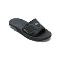 Sandale QUIKSILVER "Mathodic Recovery" Gr. 7(40), schwarz (black 1) Schuhe Badelatschen Pantolette Schlappen Bade-Schuhe