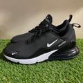 Nike Shoes | Nike Air Max 270 G Golf Men's Shoes Black/Hot Punch/White Ck6483-001 Size | Color: Black/White | Size: Various