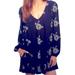 Free People Dresses | Free People Embroidered Austin Dress In Navy Blue | Color: Blue/White | Size: S