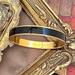 Kate Spade Jewelry | Kate Spade Black An Ace Up Your Sleeve Bangle Bracelet | Color: Black/Gold | Size: Os