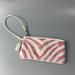 Coach Bags | Coach Pink Cc Signature Nylon + White Patent Leather Wristlet | Color: Pink/White | Size: Approx. 7'' W X 4'' H