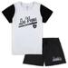 Women's Concepts Sport White/Black Las Vegas Raiders Plus Size Downfield T-Shirt & Shorts Sleep Set