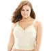 Plus Size Women's Exquisite Form® Fully® Longline Wireless Bra 5107532 by Exquisite Form in Beige (Size 46 C)