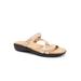 Wide Width Women's Raja Sandal by Trotters in Champagne Metallic (Size 7 1/2 W)