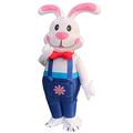 Arokibui Inflatable Easter Bunny Costume Adult Blow up Rabbit Costume Rabbit Mascot Costume Fancy Dress Costume Unisex Costume