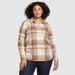 Eddie Bauer Plus Size Women's EB Hemplify Long-Sleeve Utility Shirt - Natural - Size 3X