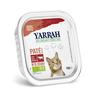 48x100g Bio Pâté Bio-Rind mit Bio-Zichorie Yarrah Katzenfutter nass