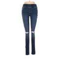 Old Navy Jeggings - Mid/Reg Rise: Blue Bottoms - Women's Size 2 - Dark Wash