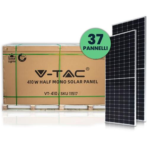 Photovoltaik-Kit 15KW Set 37pcs Monokristallines Photovoltaik-Solarmodul 410W SLIM