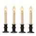 Celestial Lights 708153 - Vanilla/Onyx LED Window Hugger with Remote Control (4 Pack)