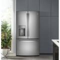 GE Profile™ GE Profile Smart Appliances 35.75" French Door Refrigerator 27.7 cu. ft. in Gray | 69.875 H x 35.75 W x 36.25 D in | Wayfair PFE28KYNFS