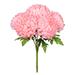 Set of 2 Deluxe Blush Pink Artificial Chrysanthemum Flower Stem Bush Bouquet 18in - 18" L x 12" W x 12" DP