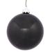 The Holiday Aisle® Glenavy Holiday Décor Ball Ornament Plastic in Black | 8 H x 8 W x 8 D in | Wayfair D0F080F606584A11A6879A9CE02002F2