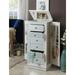 House of Hampton® Macrae 38" Six Drawer Wood & Mirrored Glass Jewelry Armoire Manufactured Wood in White | 38 H x 18 W x 12 D in | Wayfair