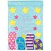 East Urban Home All I Need Is the Sun 2-Sided Polyester 18 x 13 in. Garden Flag in Blue/Pink/Yellow | 18 H x 13 W in | Wayfair