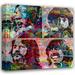 Red Barrel Studio® Beatles Letitbe Heavygraffiti by Stephen Chambers - Wrapped Canvas Graphic Art Canvas in White | 36 H x 36 W x 1.5 D in | Wayfair