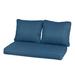 Red Barrel Studio® Indoor/Outdoor Seat Cushion Polyester in Blue | 3.9 H x 46.5 W x 24.4 D in | Wayfair 5CC30326FAFE443586D39F1C32FBB387