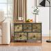 17 Stories Zeitz 5 Drawer 31.5" W Dresser Wood/Metal in Gray | 21.6 H x 31.5 W x 11.8 D in | Wayfair D44E918AB8F943FEAE900A47B91C3E82