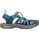 KEEN Damen Trekkingsandale WHISPER W-SMOKE BLUE, Größe 36 in Blau