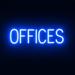 SpellBrite OFFICES LED Sign for Business. 24.2 x 6.3 Blue OFFICES Sign Has Neon Sign Look With Energy Efficient LED Light Source. Visible from 500+ Feet 8 Animation Settings.