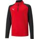 PUMA Kinder Sweatshirt teamLIGA 1/4 Zip Top Jr, Größe 140 in Rot