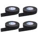 Frcolor 4 Pcs 19mmx15m Flame Retardant Adhesive Electrical Tape Electrical Insulation Tape for Car Wire DIY Industrial Home Use (Black)