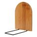 RABBITH Nature Bamboo Desktop Organizer Office Home Bookends Book Ends Stand Holder Shel