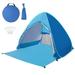 Pop Up Beach Tent Sun Shade Shelter Anti-UV Outdoor Camping Portable Blue Canopy