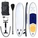 BornTech Inflatable Stand Up Paddle Board for Adult Youth Portable Non-Slip SUP Paddle Board with Accessories and Backpack