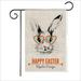 Welcome Easter Garden flags burlap vertical double-sided yard flags bunnies trucks and eggs Easter decorations for home patio lawn farmhouse Easter gifts for spring decorations