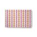 Simply Daisy 2 x 3 Orange-Orchid Watercolor Stripe Spring Chenille Indoor/Outdoor Rug