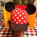 Disney Accessories | Disney Parks Youth Miniie Mouse Ears Hat | Color: Red/White | Size: Osg