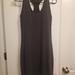 Athleta Dresses | Athleta Dress. Build In Bra. Gunmetal Dark Grey Almost Black Color | Color: Black/Gray | Size: S