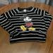 Disney Sweaters | Disney Sequin Mickey Mouse Sweater Black/White Size Xsmall Good Condition | Color: Black/White | Size: Xs