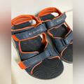 Columbia Shoes | Columbia Good Condition Velcro Play Sandals Navy Blue Orange Little Kids 13 | Color: Blue/Orange | Size: 13b