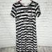 Lularoe Dresses | Lularoe Carly Dress Black And White Floral Dress Sz: Xxs | Color: Black/White | Size: Xxs